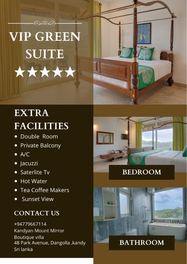 Kandyan Mount Mirror Boutique Villa Exterior foto